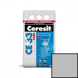 Фуга CERESIT CE33, 07 серый 2 кг