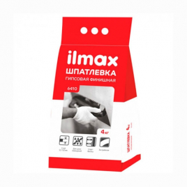 ILMAX 6410 gypscoat Шпатлевка гипсовая белая ( 4 кг)