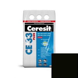Фуга CERESIT CE33, 16 графит 2 кг
