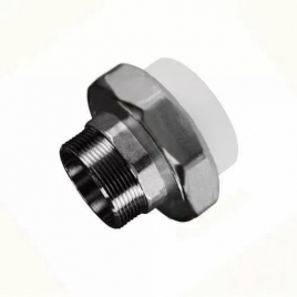 Муфта PPR переходная белая НР Дн 20х1/2"