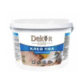 Клей ПВА "Dekor" универсальный, 0,9 кг