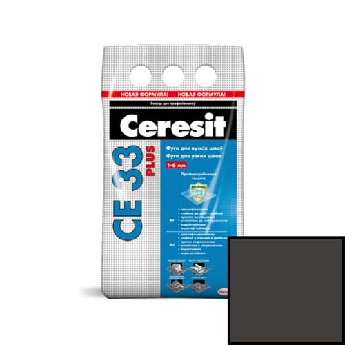 Фуга CERESIT CE33, 18 черный 2 кг в Гомеле